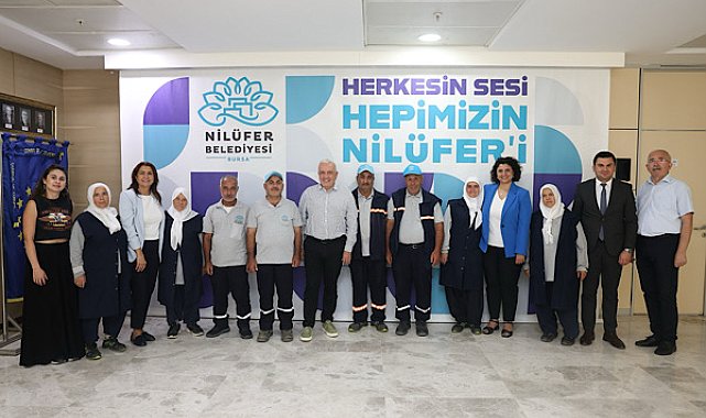 Nilüfer’de 12 belediye personeli okuma yazma kursunu tamamladı