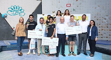 Nilüfer’de ilk Boulder Yarışması’nda 116 sporcu yarıştı