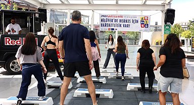 Nilüfer’de “Outdoor Fitness Etkinliği” düzenledi