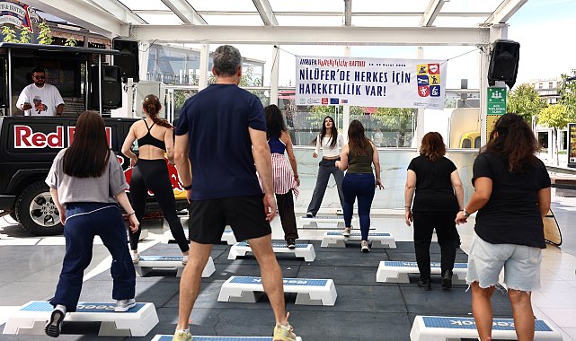 Nilüfer’de “Outdoor Fitness Etkinliği” düzenledi