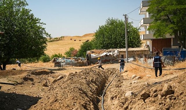Nohuttepe’nin içme suyu hattı yenileniyor