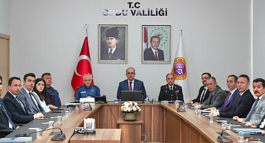 Ordu'da eylül ayı güvenlik ve asayiş toplantısı yapıldı