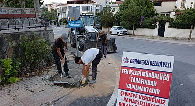 Orhangazi’de kaldırım yenileme ve sıcak asfalt çalışmaları başlıyor