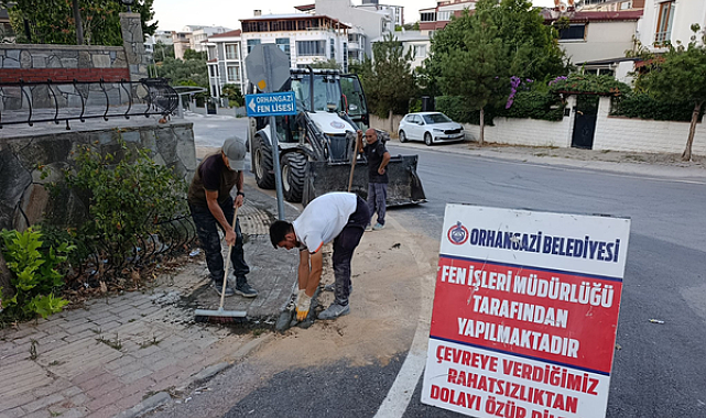 Orhangazi’de kaldırım yenileme ve sıcak asfalt çalışmaları başlıyor