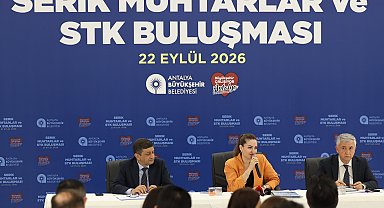 Özdemir, Serik'te muhtarlarla 2027 yatırımlarını değerlendirdi