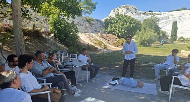 Pamukkale Belediyesi personeline OED ve temel yaşam desteği eğitimi