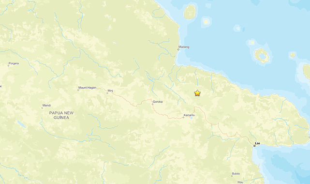 Papua Yeni Gine’de deprem