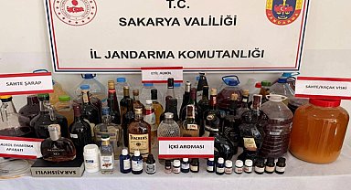 Sakarya’da sahte alkol operasyonunda 5 şüpheli yakalandı