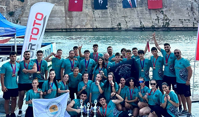 Samsun Büyükşehir Spor Kulübü Dragon Bot Şampiyonası’nda 3 kupa kazandı
