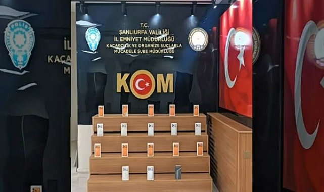 Şanlıurfa’da 10 milyon lira değerinde kaçak ürün ele geçirildi