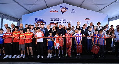 Selim Sırrı Tarcan Spor ve Yaşam Kompleksi hizmete açıldı