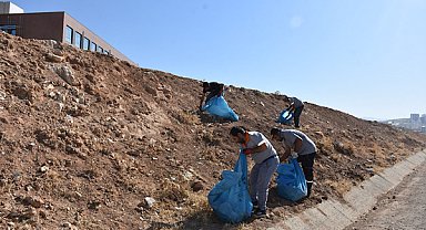 Siirt çevre yolunda kapsamlı temizlik çalışması