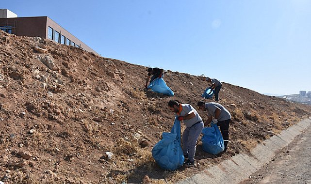 Siirt çevre yolunda kapsamlı temizlik çalışması