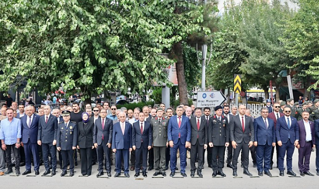 Siirt’te 19 Eylül Gaziler Günü törenlerle kutlandı