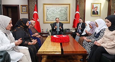 Siirt Valisi Kızılkaya, şehit yakınlarını kabul etti