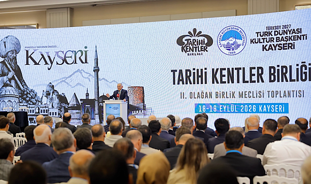 Tarihi Kentler Birliği toplantısı Kayseri’de gerçekleştirildi