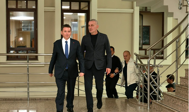 TFF Başkanı Hacıosmanoğlu’ndan Başkan Aydın’a ziyaret