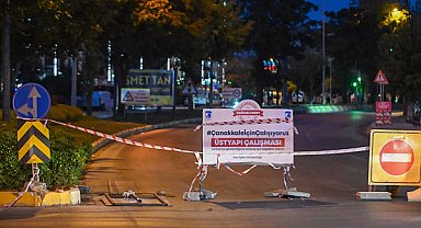 Troya Caddesi'ndeki yenileme çalışmaları tamamlandı