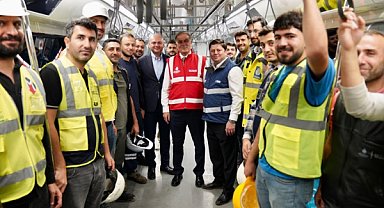 Ümraniye-Ataşehir-Göztepe Metro Hattı’nda test sürüşü yapıldı