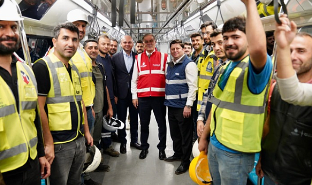Ümraniye-Ataşehir-Göztepe Metro Hattı’nda test sürüşü yapıldı