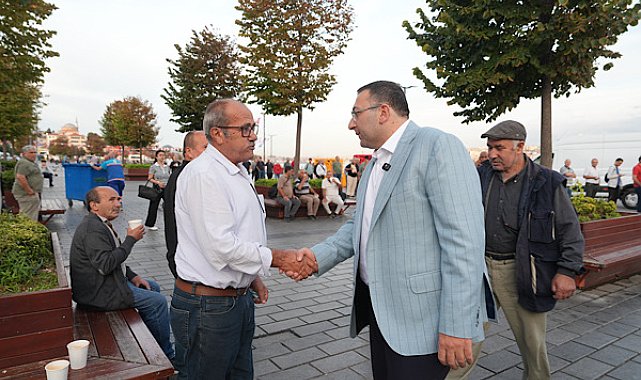 Üsküdar’da Başkan Vekili Gültekin esnaf ve vatandaşlarla bir araya geldi