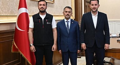 Vali Aktaş, T3 Vakfı temsilcilerini kabul etti