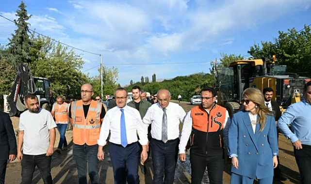 Vali Yavuz, Doğanyol’da yatırımları inceledi