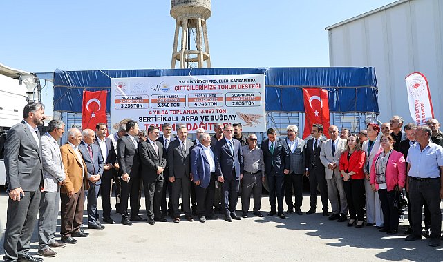 Vanlı çiftçilere 4 yılda 14 bin ton sertifikalı tohum desteği