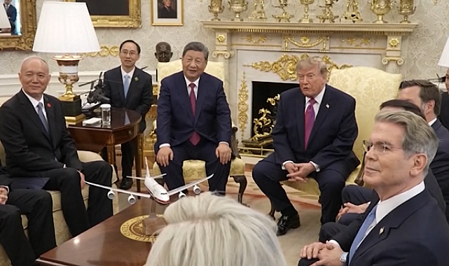 Xi, Trump ile Beyaz Saray'da küçük grup görüşmesi gerçekleştirdi
