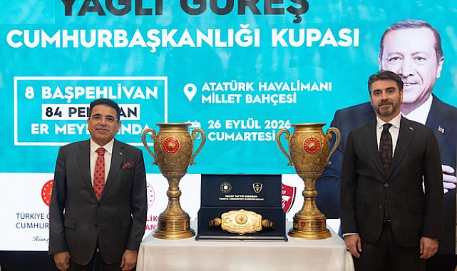 Yağlı güreş Cumhurbaşkanlığı Kupası öncesi basın toplantısı gerçekleştirildi