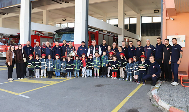 Yalova'da İtfaiye Haftası kapsamında öğrencilere eğitim verildi