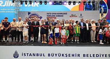 Yenilenen İBB Fatih Spor Kompleksi hizmete açıldı