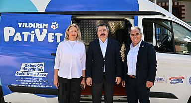 Yıldırım Belediyesi'nin PatiVet aracı bin 222 sahipsiz hayvana ulaştı