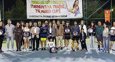 16’ncı Amed Cup Tenis Turnuvası’nda 354 sporcu mücadele etti
