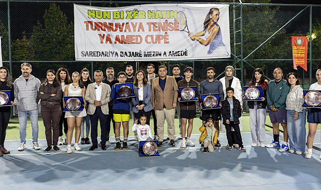 16’ncı Amed Cup Tenis Turnuvası’nda 354 sporcu mücadele etti