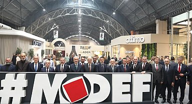 55. Uluslararası Modef Expo İnegöl Mobilya Fuarı açıldı