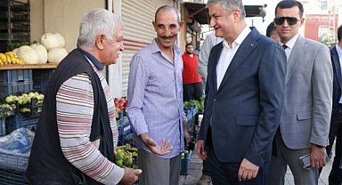 Adana Valisi Mustafa Yavuz’dan Yüreğir’de esnaf ziyareti
