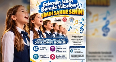 Afyon’da Geleceğin Yıldız Sesleri Aranıyor! Çocuk Korosu Seçmeleri Başlıyor
