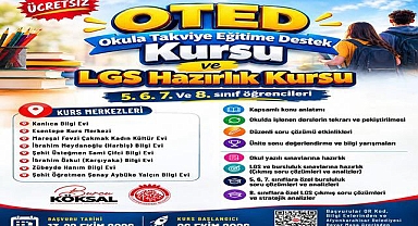 Afyonkarahisar'da LGS ve Ders Başarısına Ücretsiz Destek
