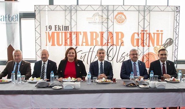 Afyonkarahisar'da Muhtarlar Günü programı düzenlendi