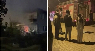 Afyonkarahisar Şuhut’ta Korkutan Ev Yangını: Alevler Geceyi Aydınlattı