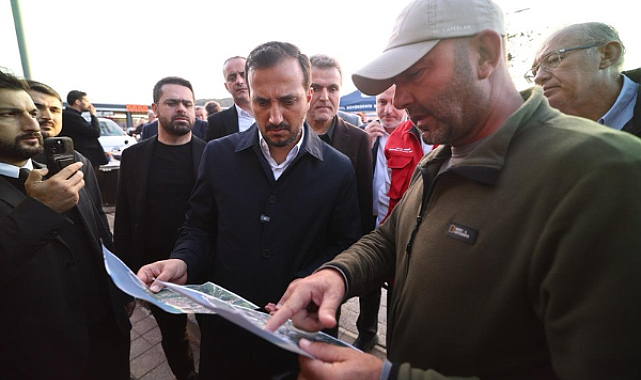 AK Parti İstanbul İl Başkanı Özdemir'den Şile'deki sel bölgesine inceleme