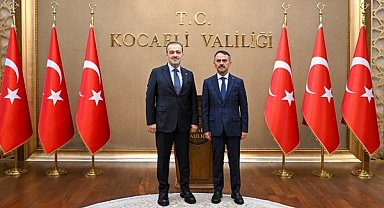 AK Parti Kocaeli İl Başkanı Talus Vali Aktaş’ı ziyaret etti