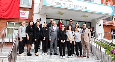 Aliağa 100. Yıl Ortaokulu’nda Geleceğin Sınıfı açıldı