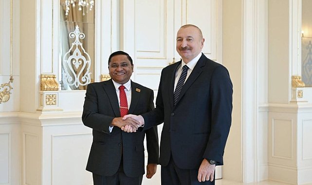 Aliyev, Sri Lanka Dışişleri Bakanı Vijitha Herath’ı kabul etti