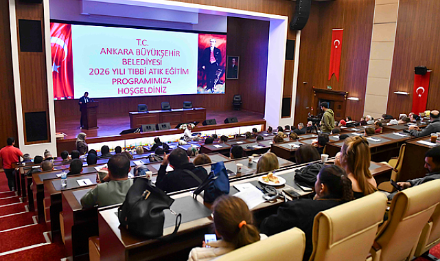 Ankara’da özel ve üniversite hastanelerine tıbbi atık yönetimi eğitimi verildi
