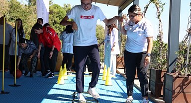 Antalya’da özel gereksinimli bireylere yönelik spor ve atölye etkinlikleri düzenlendi