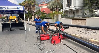 Aslanbucak Mahallesi’nde içme suyu hattı yenileniyor