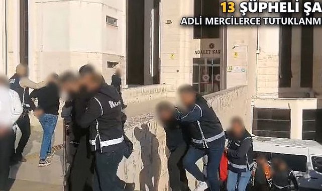 Balıkesir’deki silahlı saldırılara ilişkin 15 şüpheli yakalandı, 13’ü tutuklandı