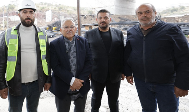 Başkan Büyükkılıç, altyapı çalışmalarını inceledi